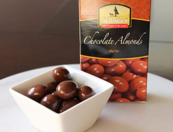 Whistler Foods chocolate covered almonds box bulk