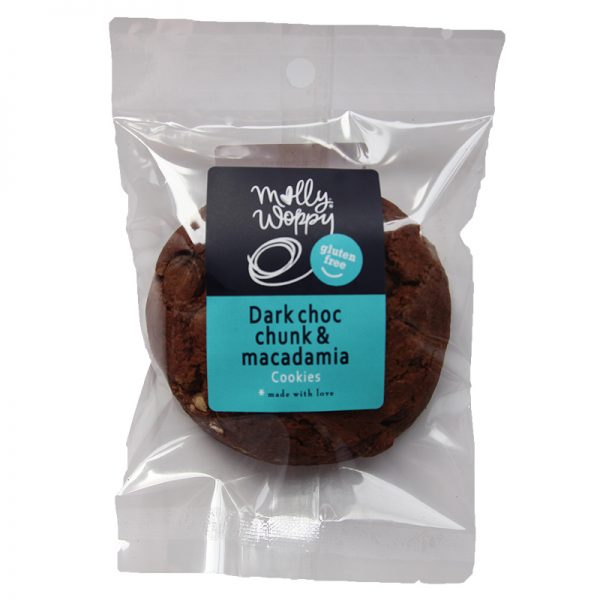 Molly Woppy Dark Choc Chunk & Macadamia nut cookie