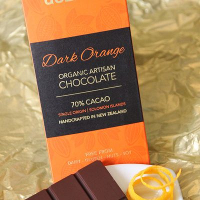 Solomons Gold Dark Orange Chocolate Bar with rind Whistler Foods
